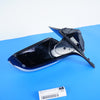 16-22 OEM BMW Left Side View Mirror Cam Shadowline A96 Mineral White 750i G12