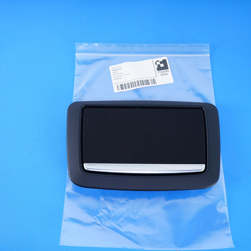 16-22 OEM BMW Rear Black 'Anthracite' Vanity Mirror 7 Series 8065338 G12