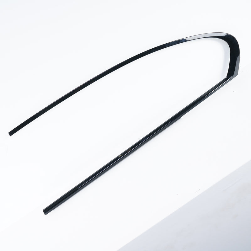 16-22 OEM BMW Rear Left Door Window Trim S760 High Gloss Black 7 Series G12
