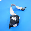 16-22 OEM BMW Rear Middle Center Seat Belt Ivory White 7 Series 7435922 G12