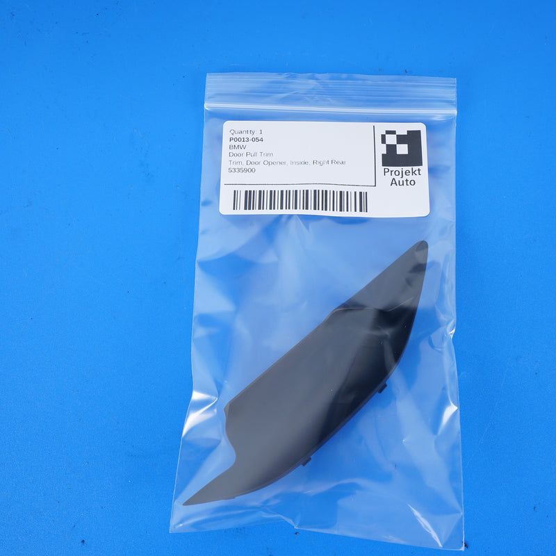 16-22 OEM BMW Rear Right Door Pull Trim 7 Series 5335900 G12