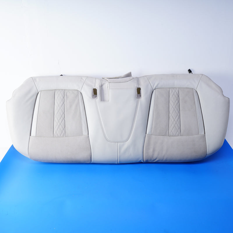 16-22 OEM BMW Rear Seat Bench NAEW Ivory White Nappa Leather 7 Series G12
