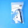 16-22 OEM BMW Rear Seat Headrest Guide With Cap Ivory White 7 Series 7380431