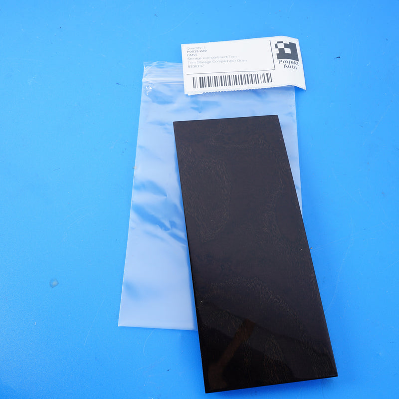 16-22 OEM BMW Storage Compartment Trim S4AX Ash Grain Wood Marone 9336137 G12
