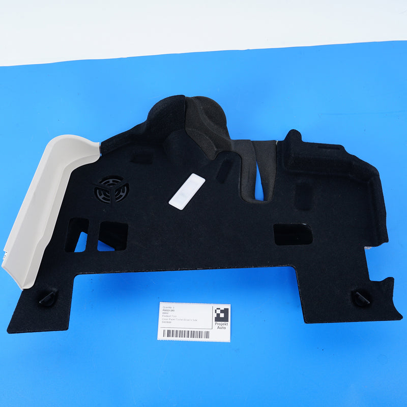 16-25 OEM BMW Front Left Footwell Trim Ivory White 7 Series G12 G15 G16 G14