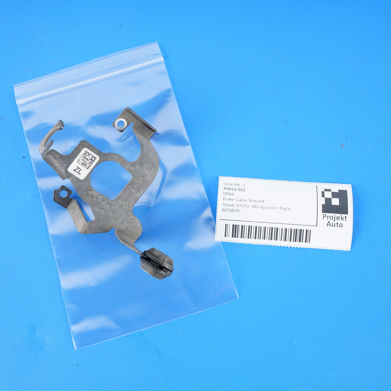 16-25 OEM BMW Rear Right Brake Cable Bracket 6870570 F90 G12 G30 F92 G15 F93