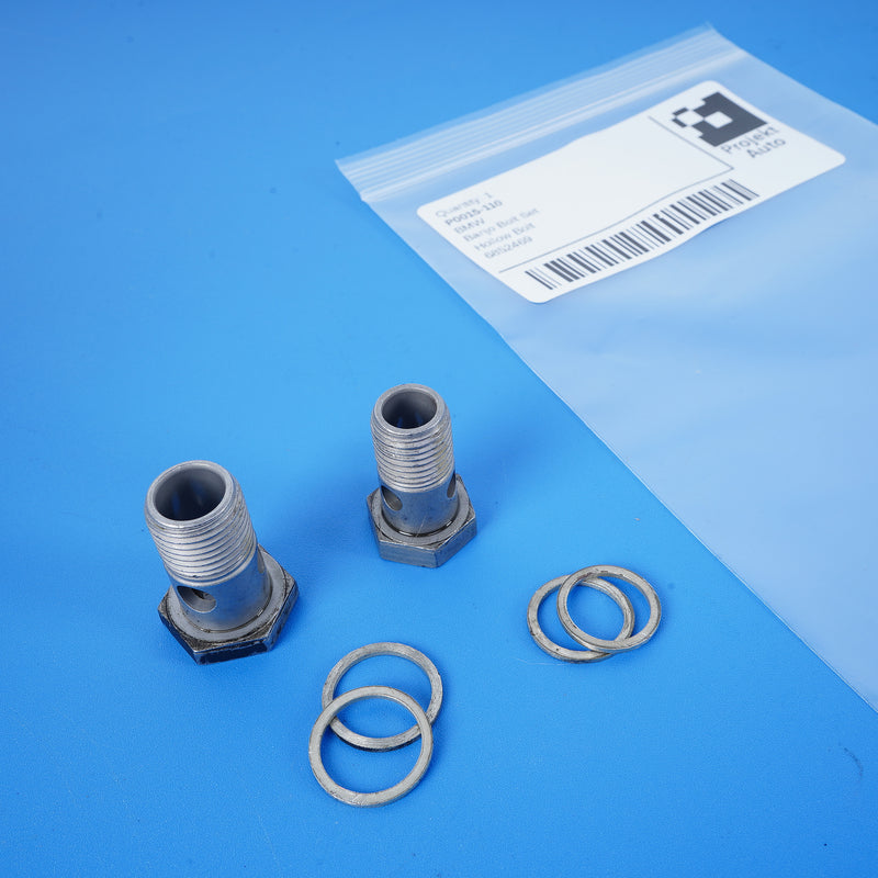 91-19 OEM BMW Steering Rack Banjo Bolt Set 6852469 E53 E70 E83 F15 E12 E21 E23