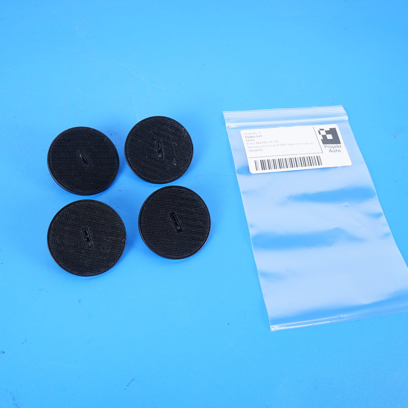 99-25 OEM BMW (4) Floor Mat Mount Set Hook and Loop E53 E83 F15 F25 F48 F85 F95