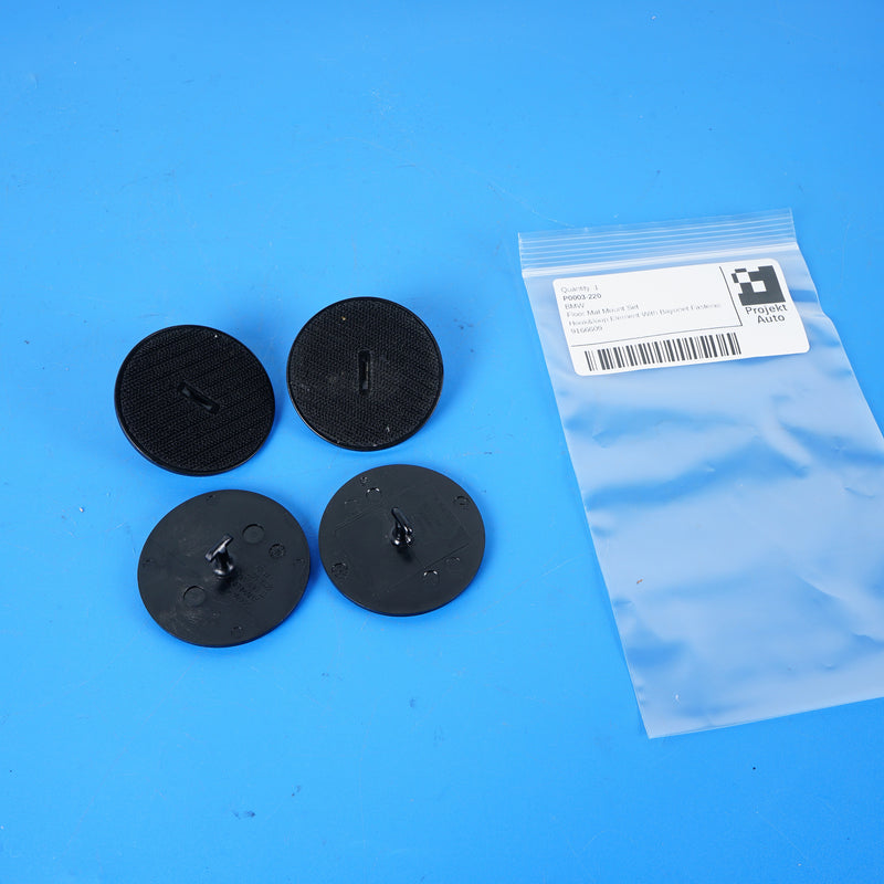99-25 OEM BMW (4) Floor Mat Mount Set Hook and Loop E53 E83 F15 F25 F48 F85 F95