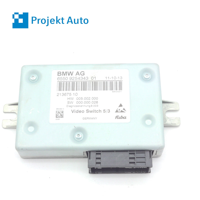 09-20 OEM BMW Video Switch 9254343 F01 F04 F10 F13 F06 F12 F07
