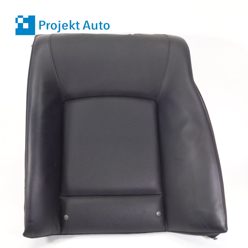 09-15 OEM BMW Rear Left Seat Back w/Foam Black Nappa Leather F01 F02 F04