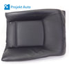 09-15 OEM BMW Rear Left Seat Back w/Foam Black Nappa Leather F01 F02 F04