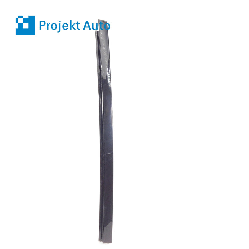 09-15 OEM BMW Rear Left Window Guide Gloss Black 7 Series 7185235 F01 F02 F04