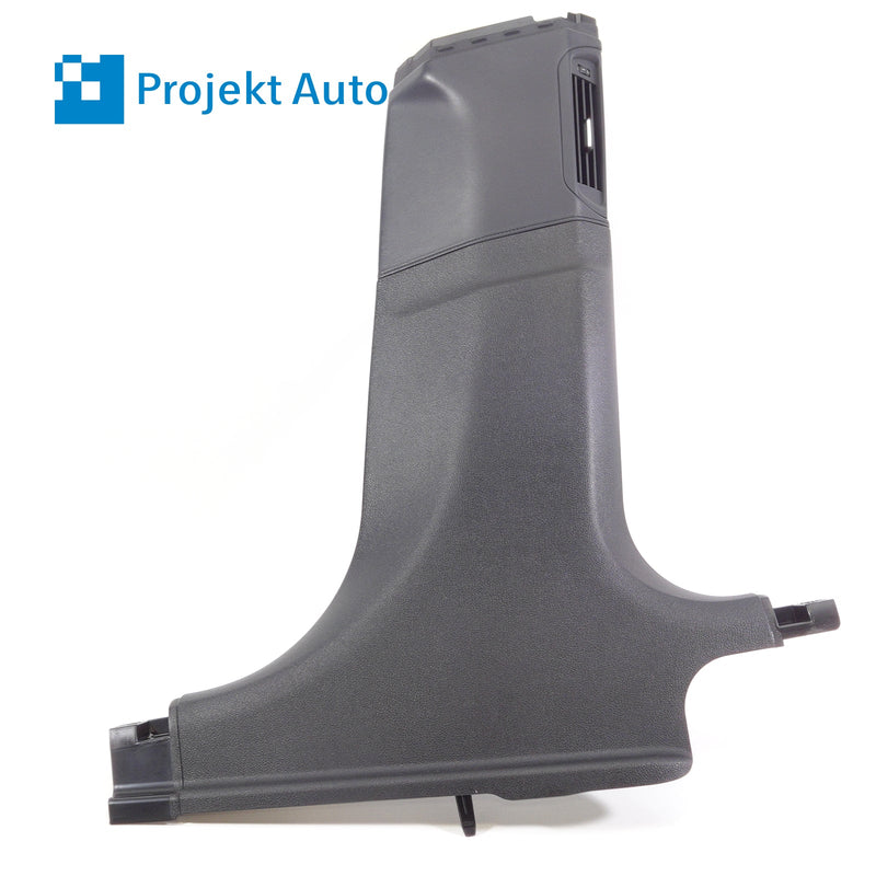 13-15 OEM BMW Right B Pillar Trim w/Vent Black Nappa 7 Series 7340684 F01 F02