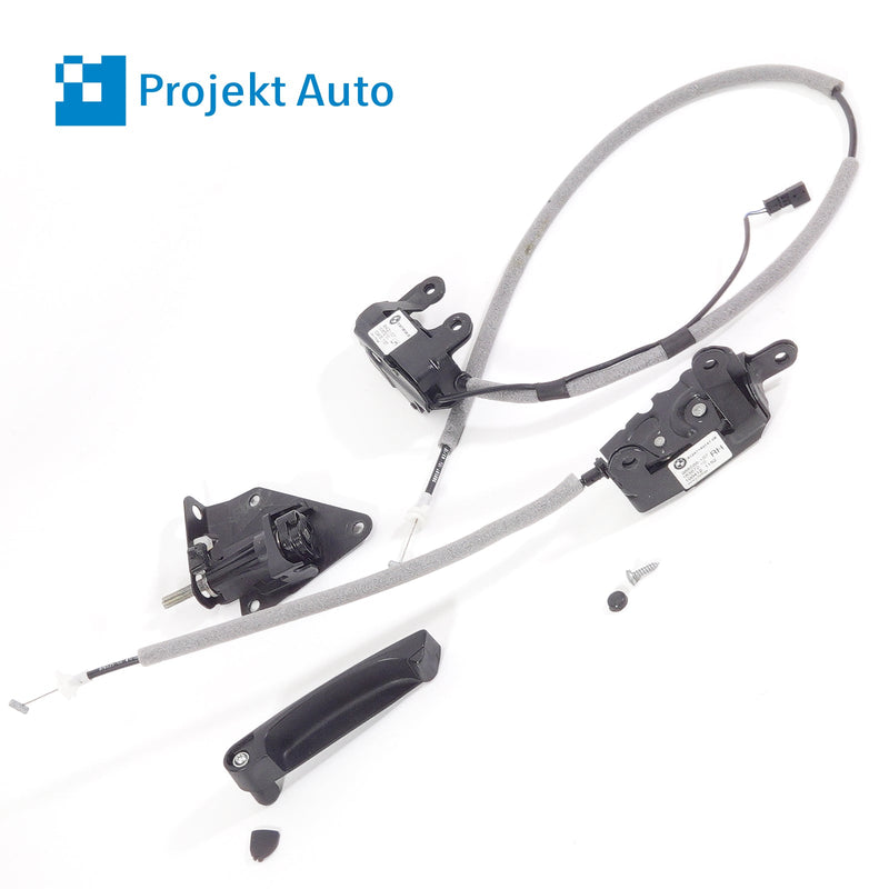 07-18 OEM BMW Rear Latch Release Set Lower Tailgate X5 E70 F15 F85