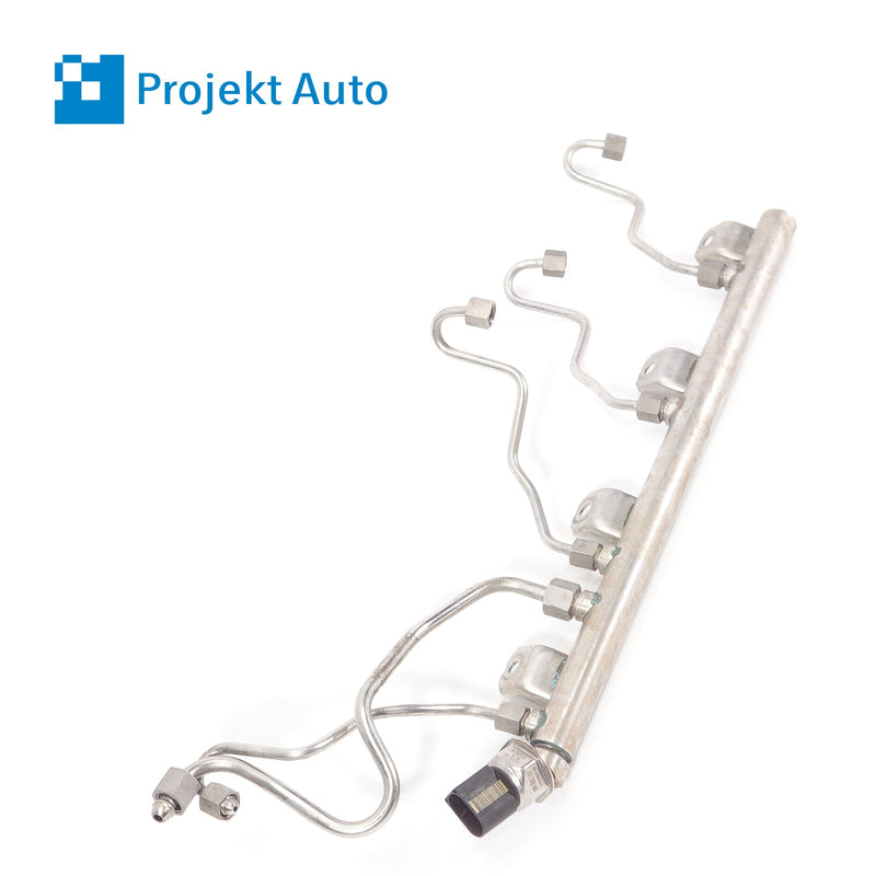 08-14 OEM BMW Left Fuel Rail w/Sensor S63 N63 7547600 E70 F01 F02 F04 F10 F13