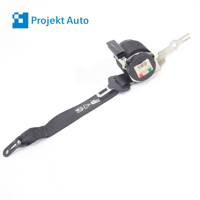 09-11 BMW Rear Left Right Seat Belt Black 7245887 E90