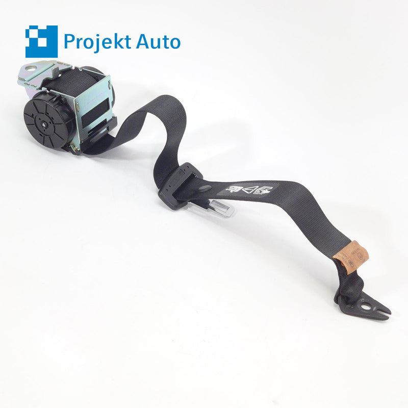 09-11 BMW Rear Seat Belt Center Middle Black 7245887 E90