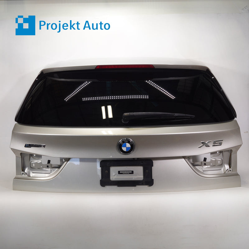 14-18 OEM BMW Rear Trunk Lid X5 A14 Mineral Silver Metallic 7378121 F15 F85