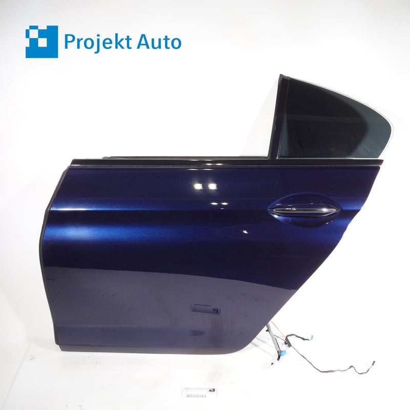 13-19 OEM BMW Rear Left Door Complete Glass X10 Tanzanite Blue M6 650i GC F06