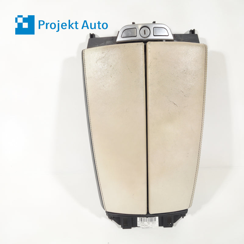 13-19 OEM BMW Armrest Individual Merino Platinum/Black ZBC8 8032951 F06