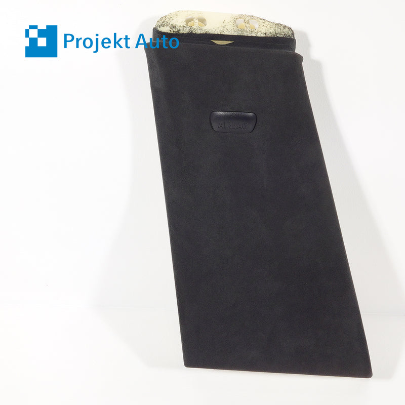 13-19 OEM BMW Left B-pillar Trim Alcantara Anthracite M6 650i 640i 8054077 F06