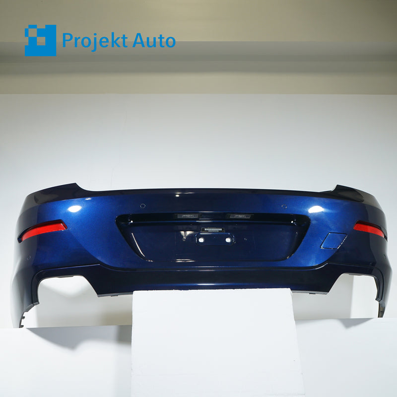 12-15 OEM BMW Rear Bumper X10 Tanzanite Blue Metallic PDC 640i 650i F13 F06 F12