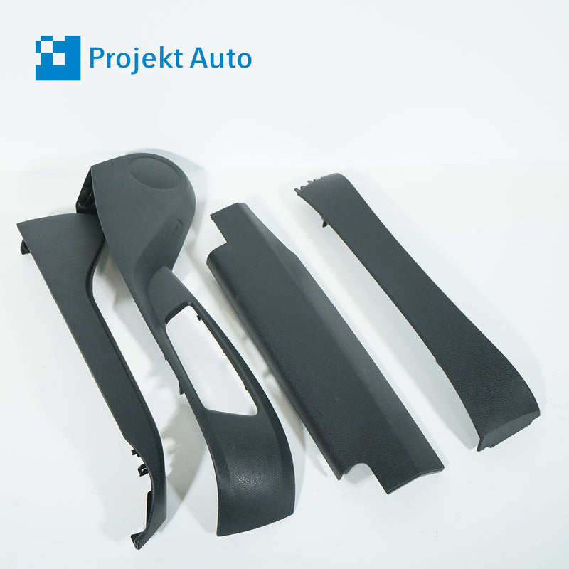 09-14 OEM BMW Front Right Black Seat Trim Set 9168212 F01 F02 F04 F10 F07