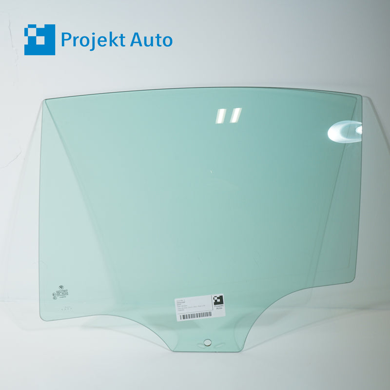 09-15 OEM BMW Rear Left Door Window Glass Short 7 Series 7182091 F01 F04