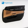 09-15 OEM BMW Front Right Door Panel Saddle Brown 740i 750i F01 F02 F04