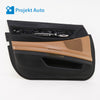 09-15 OEM BMW Front Left Door Panel Saddle Brown 740i 750i F01 F02 F04