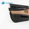 09-15 OEM BMW Front Left Door Panel Saddle Brown 740i 750i F01 F02 F04