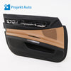 09-15 OEM BMW Front Left Door Panel Saddle Brown 740i 750i F01 F02 F04