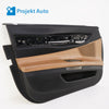 09-15 OEM BMW Front Left Door Panel Saddle Brown 740i 750i F01 F02 F04