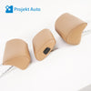 09-15 OEM BMW Rear Headrest Set Saddle Brown Nappa SNAD5 7 Series F01 F02 F04