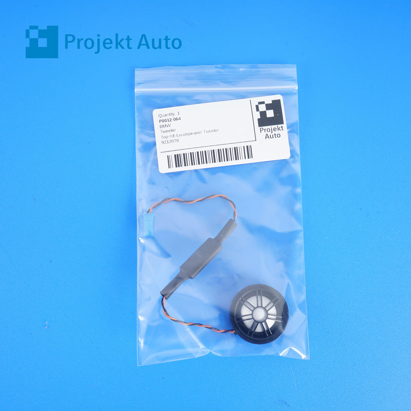 07-19 OEM BMW Tweeter 9212078 E70 F15 F85 F01 F02 F04 E89 E71 F16 F26 F86 F07