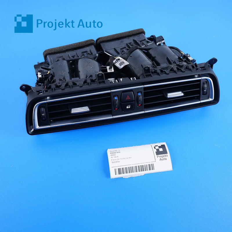 09-15 OEM BMW Air Vent Center Dash Hazard Lock 7 Series 9115859 F01 F02 F04