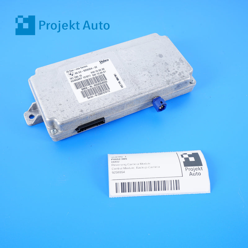 09-21 OEM BMW Reversing Camera Module 9259354 F25 F01 F02 F04 F10 F30 F80 F13