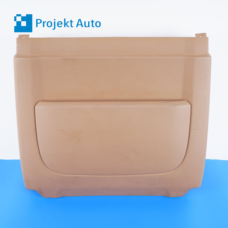 09-12 OEM BMW Lower Seat Back Panel Saddle Brown 7 Series 9173676 F01 F02 F04