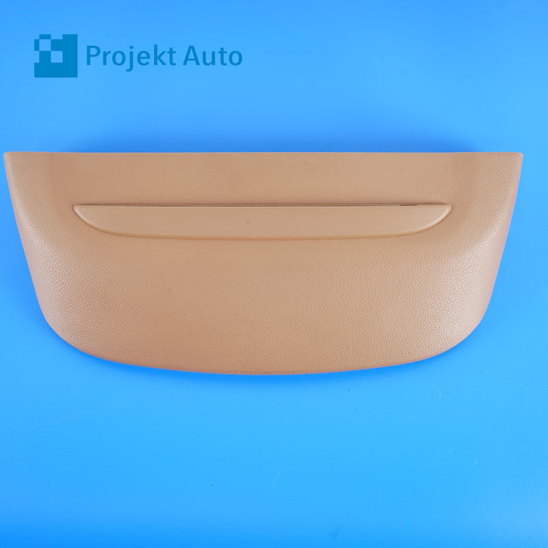 09-12 OEM BMW Upper Seat Back Trim Saddle Brown 7 Series 7232162 F01 F02 F04