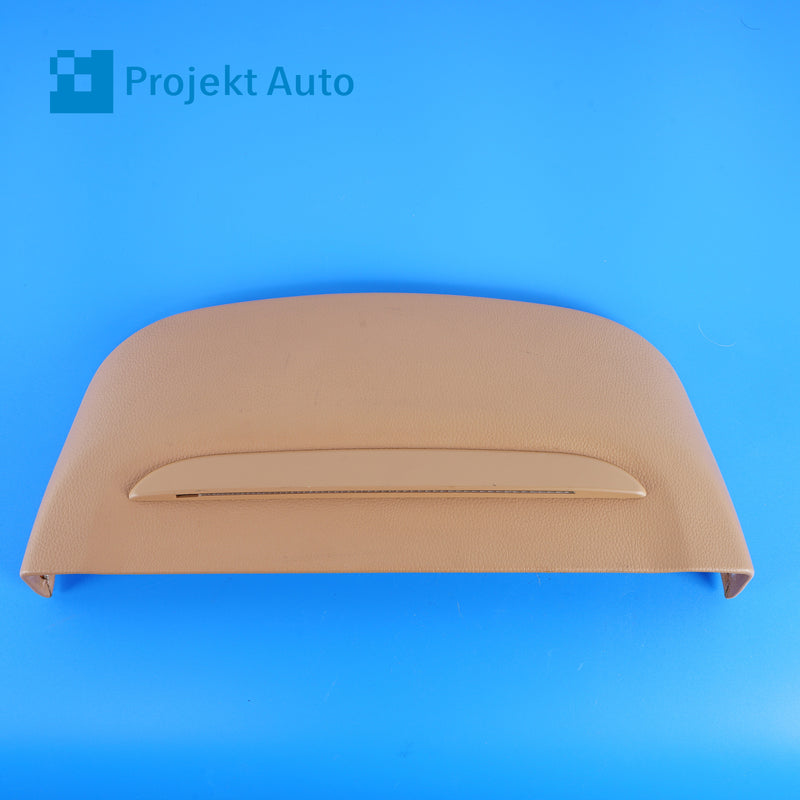 09-12 OEM BMW Upper Seat Back Trim Saddle Brown 7 Series 7232162 F01 F02 F04