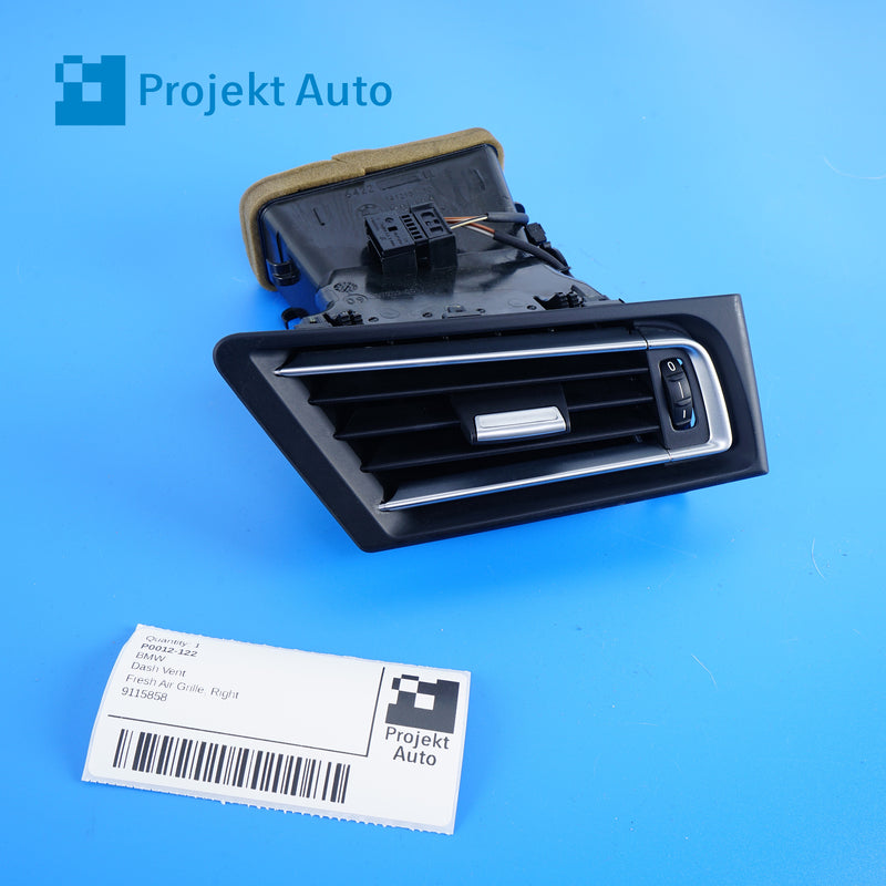 09-15 OEM BMW Right Dash Vent 9115858 F01 F02 F04