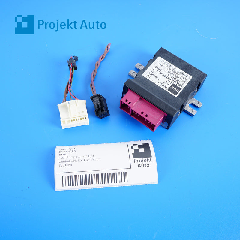 11-19 OEM BMW Fuel Pump Control Unit 7301554 F15 F25 F01 F02 F04 F10 F30 F13