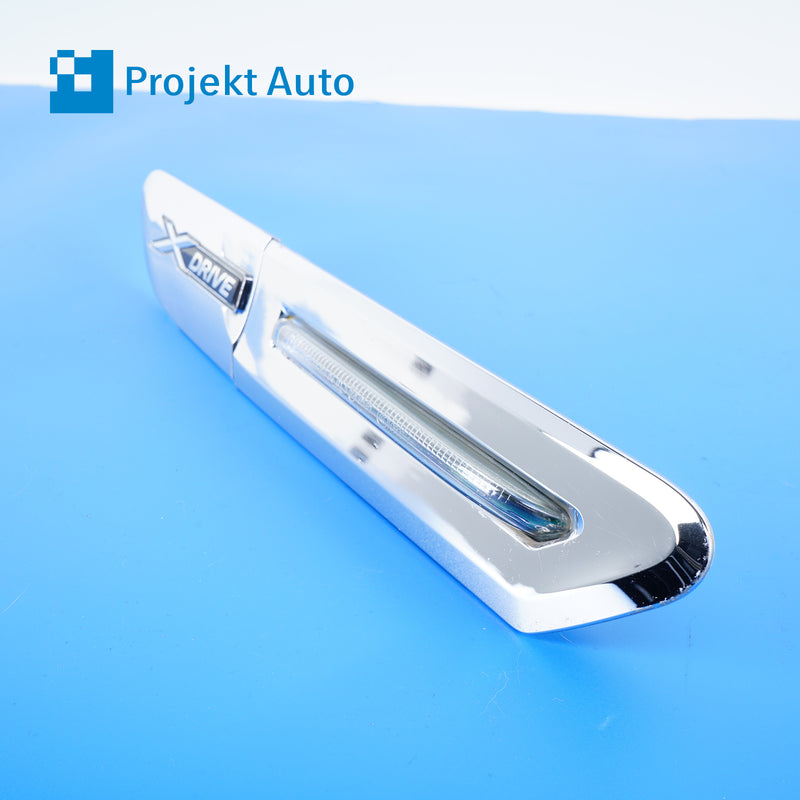 09-12 OEM BMW Right Side xDrive Turn Signal Trim Set 7234696 7203372 F01 F02