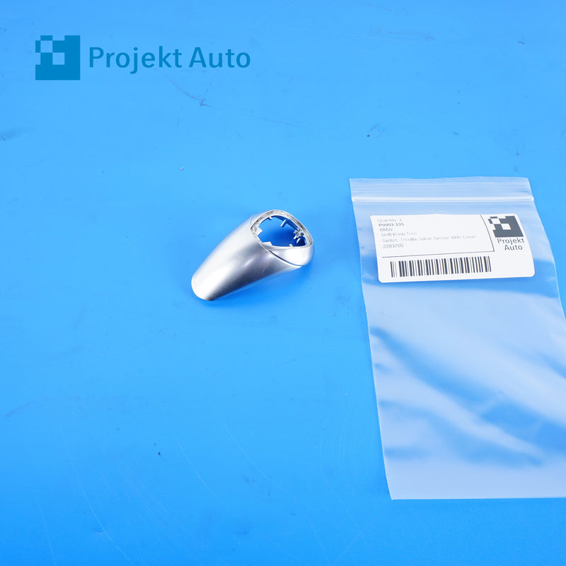 08-13 OEM BMW Shift Knob Trim Silver M3 DCT E90 E92 E93