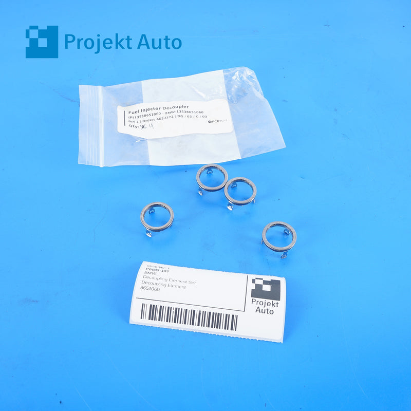 OEM BMW Decoupling Element Set of 4 N54 N63 S63 8651060 E70 E60 E90 F01 F02 F04