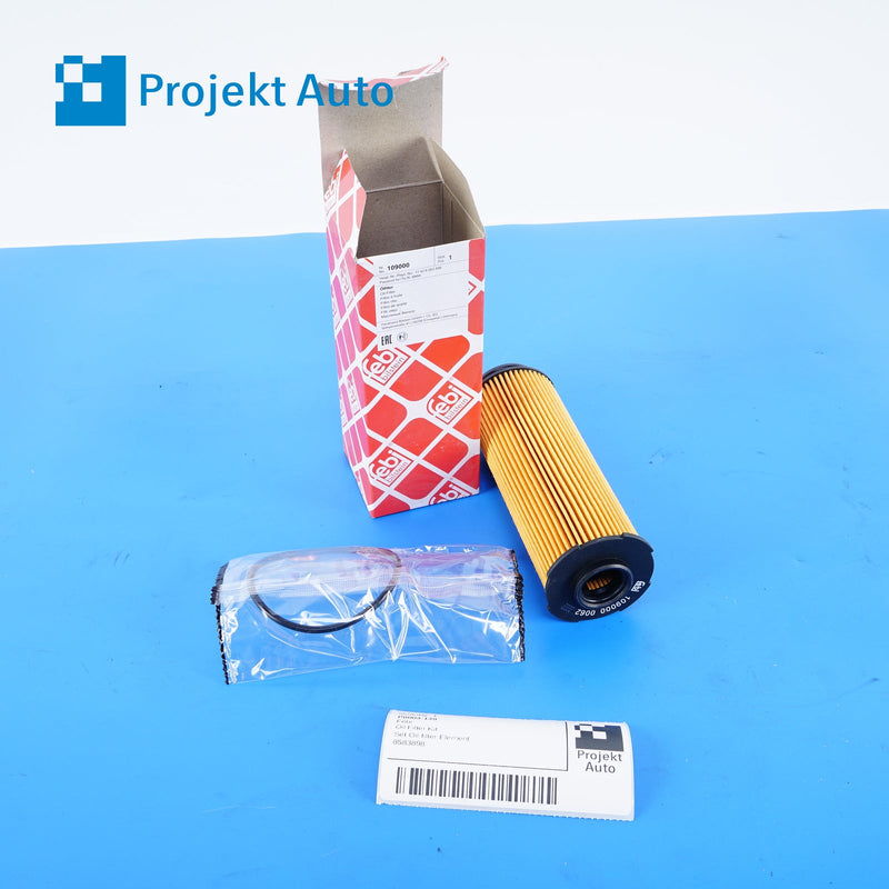 16-25 BMW Oil Filter Kit Febi B58 B57 8583898 G01 G05 G07 G45 F30 G12 G20 G30