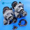 08-14 OEM BMW Turbocharger Set N63 93.7K 7576985 E70 F01 F02 F04 F10 F13 F12