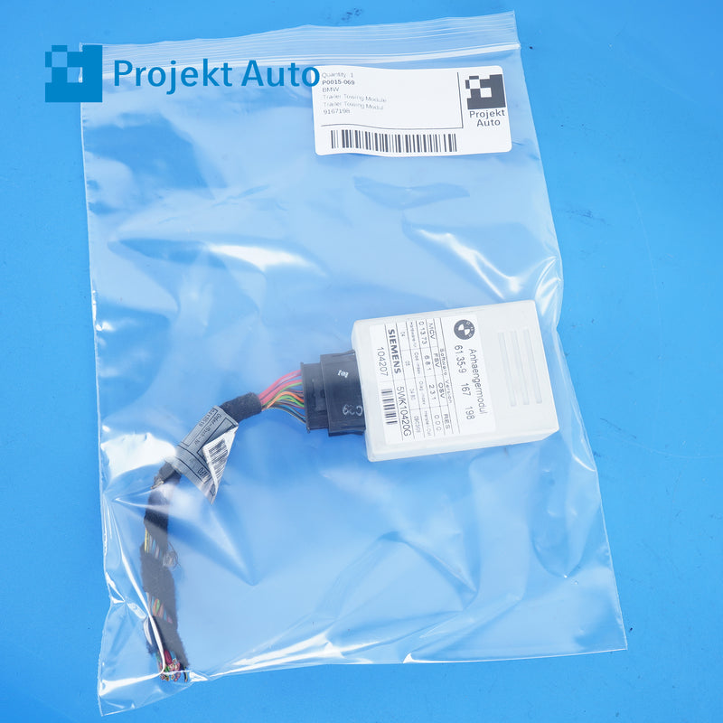 01-15 OEM BMW Trailer Towing Module AHM 9167198 E70 E84 E60 E65 E66 E90 E82 E92