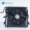 07-10 OEM BMW Radiator & Fan Assembly AC Condensor X5 4.8i 3.0si 7533538 E70